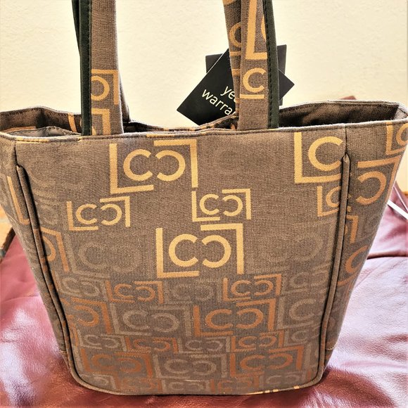 Claiborne Tote bag NWT weekend travel Brown Lap top Section DISCOUNT SHIPPING! - Picture 3 of 9